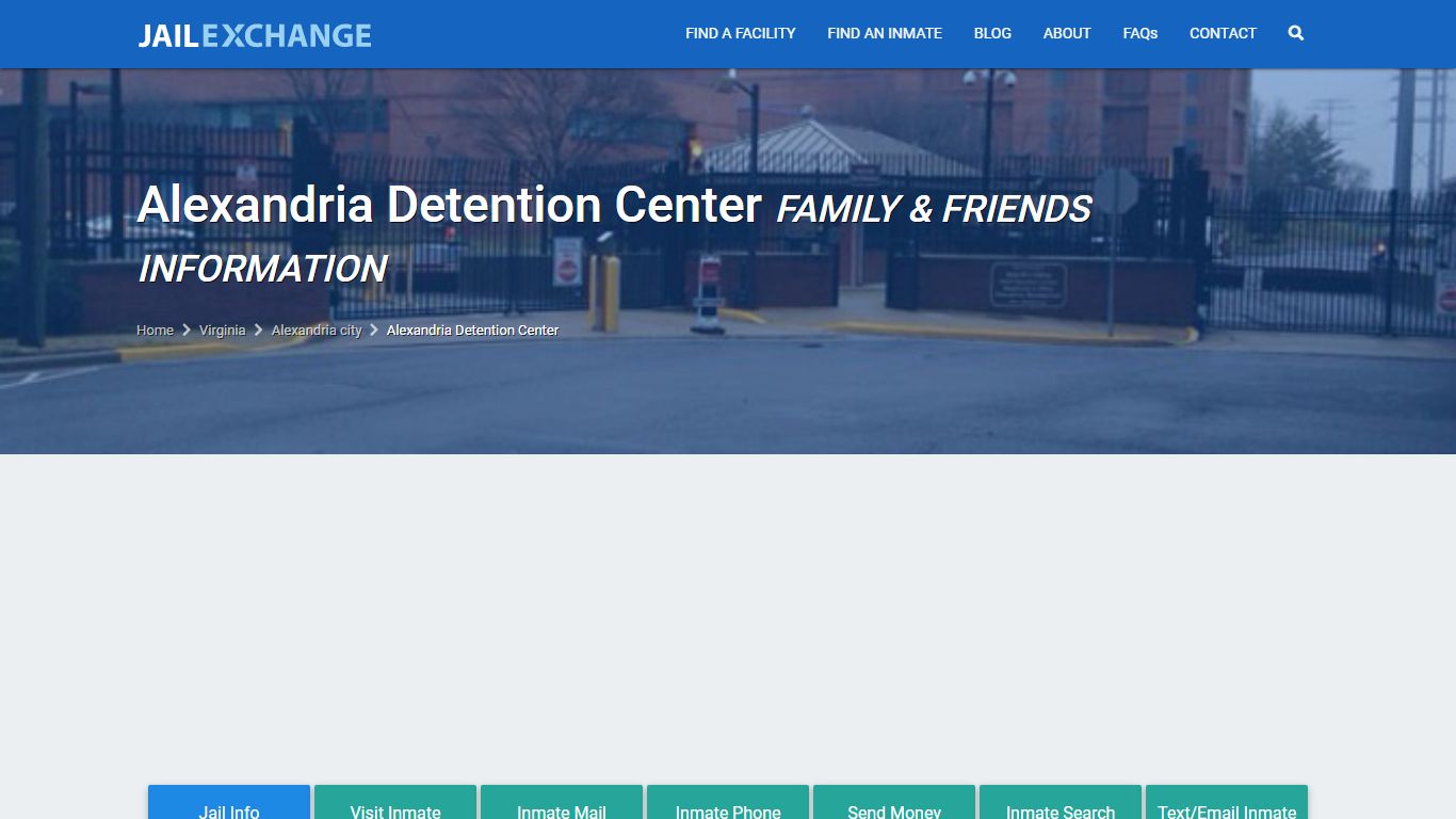 Alexandria Detention Center VA | Booking, Visiting, Calls, Phone