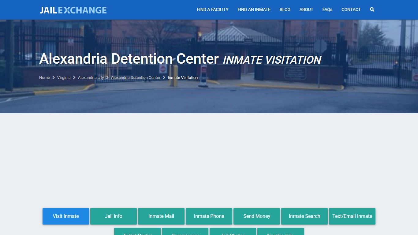 Alexandria Detention Center Inmate Visitation - JAIL EXCHANGE