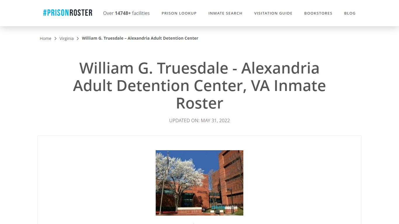 William G. Truesdale - Alexandria Adult Detention Center - Prisonroster